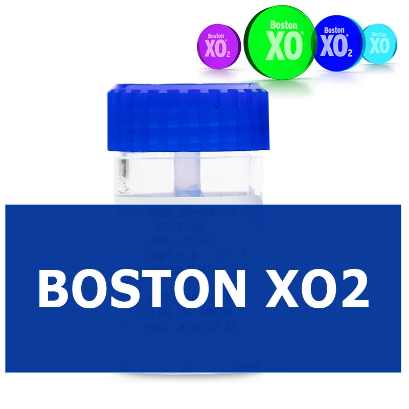 لنز طبی هارد Boston XO2 برای قوز قرنیه و پیرچشمی | اکسیژنرسانی بالا